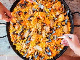 Paella para una familia